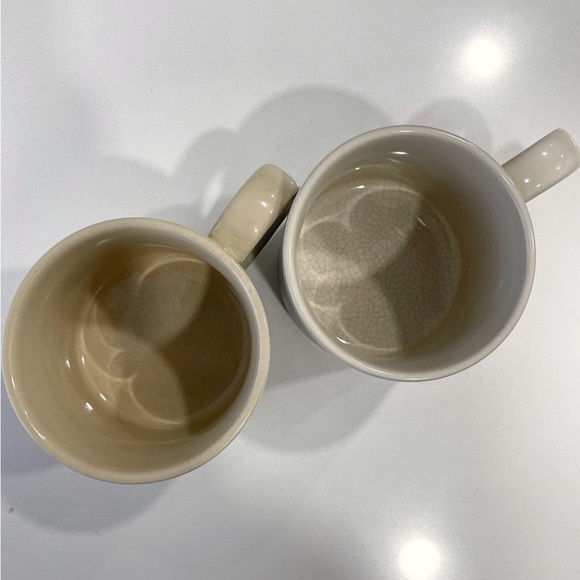 Vintage 1988 Set of 2 Polo Horse Stoneware Mugs Made in Japan - Picture 3 of 9